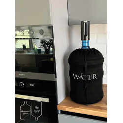 Чохол на Бутель 18,9 л "Water" чорний 