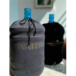 Чохол на Бутель 18,9 л "Water" темно - сірий (h2o107wnk)