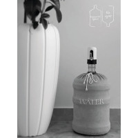 Чохол на Бутель 18,9 л "Water" світло - сірий (h2o106wnk)