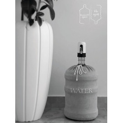 Чохол на Бутель 18,9 л "Water" світло - сірий (h2o106wnk)