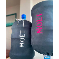 Чохол на Бутель 18,9 л "Moet" темно-сірий 