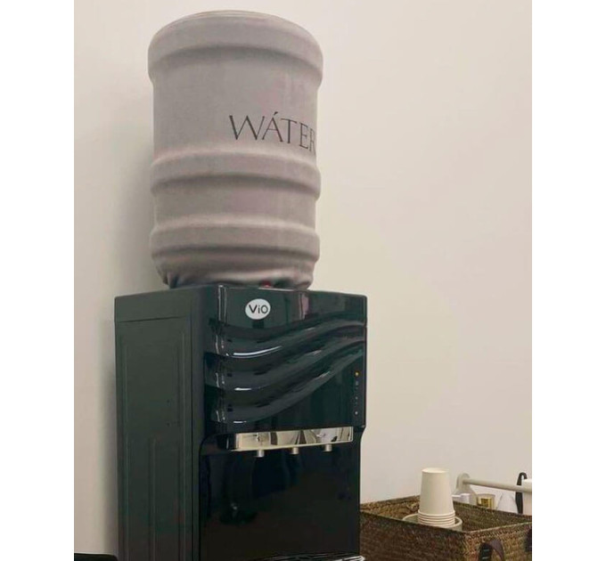 Купити Чохол на Бутель 18,9 л "Water" світло - сірий  кулер