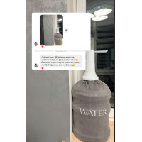 Чохол на Бутель 18,9 л "Water" світло - сірий (h2o106wnk)