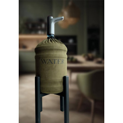 Декоративний зелений Чохол для Бутля "Water" 